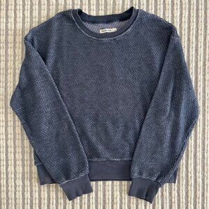Marine Layer Crew Neck Sweater Blue Size S